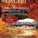 poster najaarsconcert2017 met fanfare Arendsgenhout